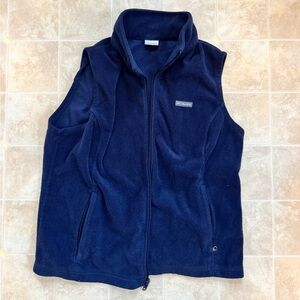 Columbia Dark Blue Fleece Outerwear